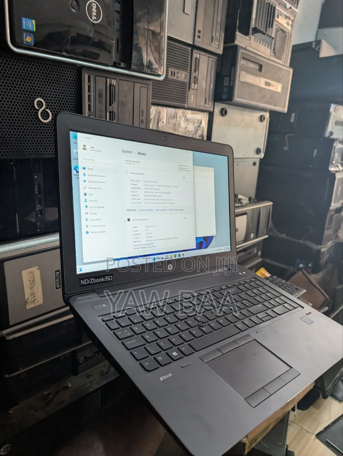 Laptop HP ZBook 15 G4 16GB Intel Core i7 SSD 256GB