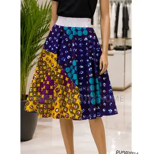 Uk Size 8 - Ladies Beautiful African Print Skirt