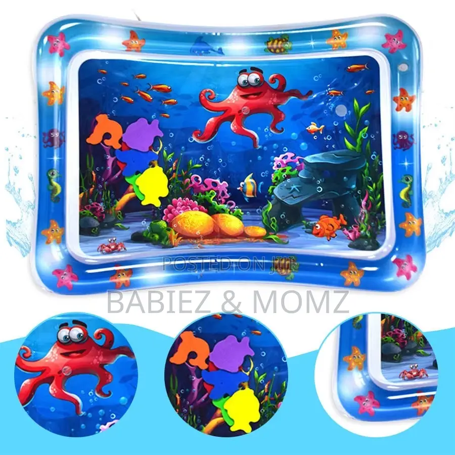 Inflatable Baby Water Play Mat | Tummy Time Sensory Toy for Babies