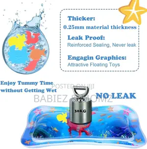 Inflatable Baby Water Play Mat | Tummy Time Sensory Toy for Babies