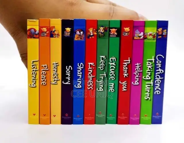 12 Volumes Set a Case of Good Manners Picture Coloring Learning Books
