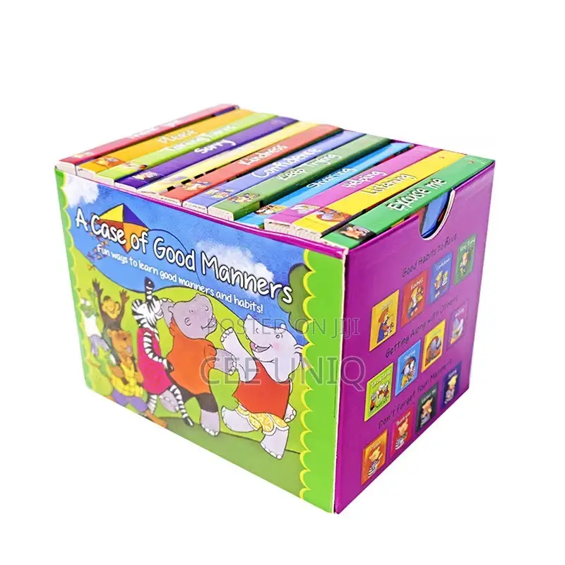 12 Volumes Set a Case of Good Manners Picture Coloring Learning Books