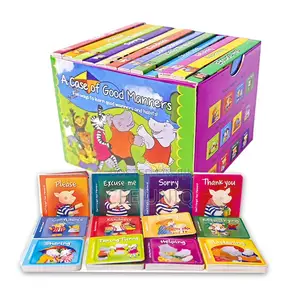12 Volumes Set a Case of Good Manners Picture Coloring Learning Books