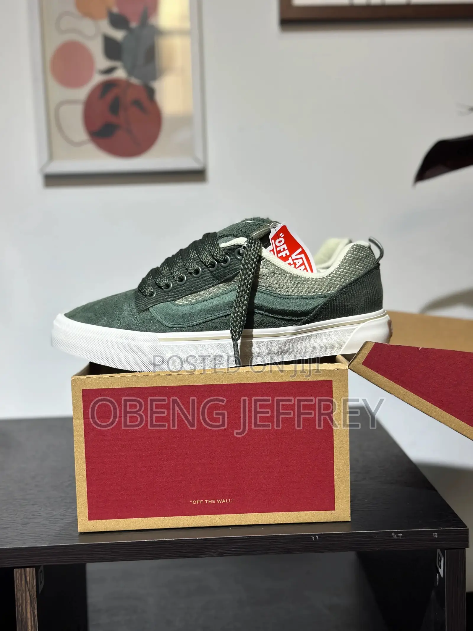 Original Vans Knu Skul Olive Green