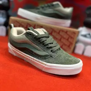 Original Vans Knu Skul Olive Green