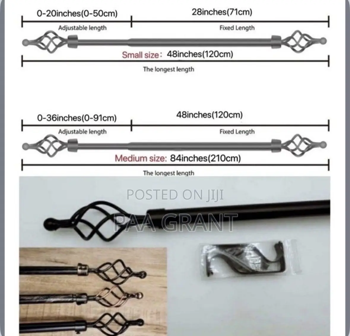 Perfect Strong Extendable Rods For Your Heavy Curtains