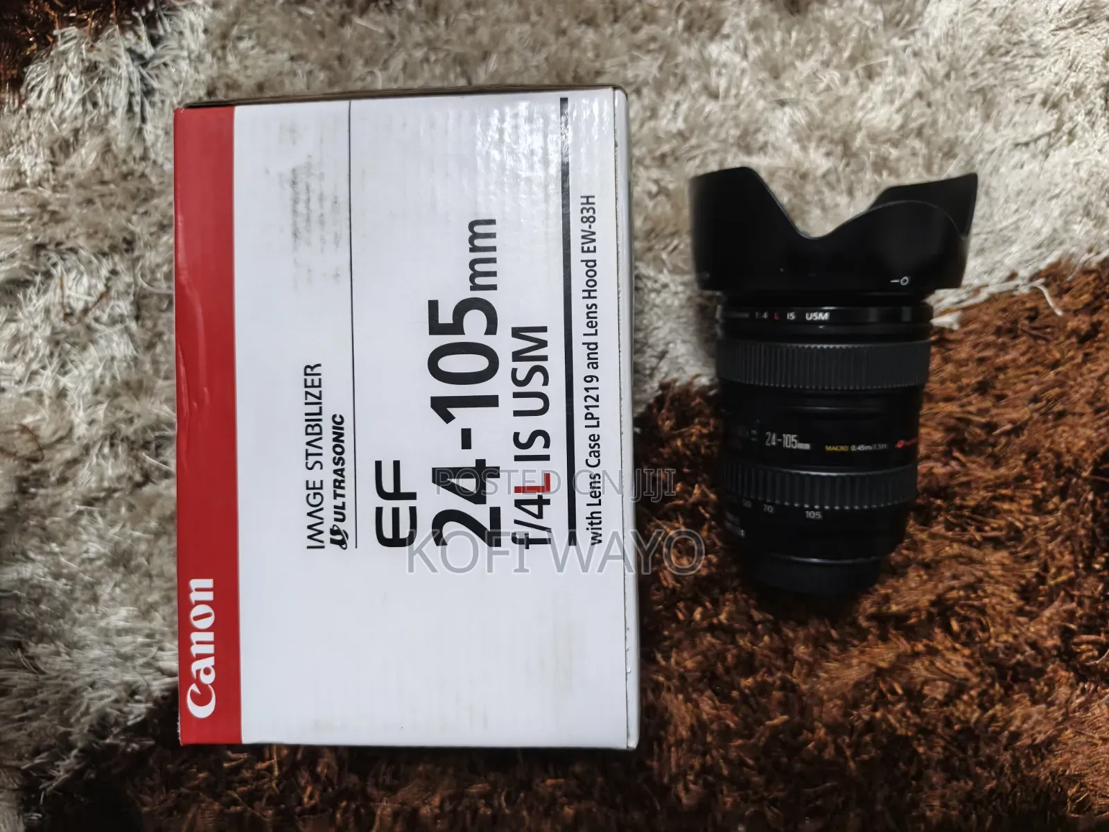 Canon Ef 24-105mm F/4l Is Usm Lens for Sale