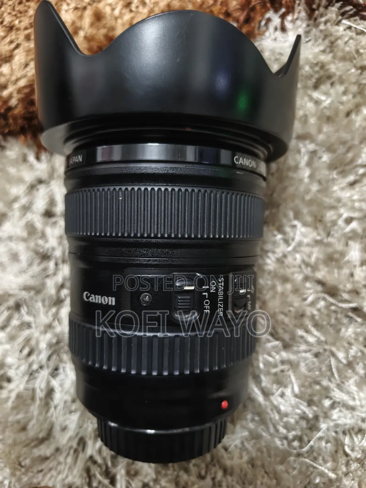 Canon Ef 24-105mm F/4l Is Usm Lens for Sale