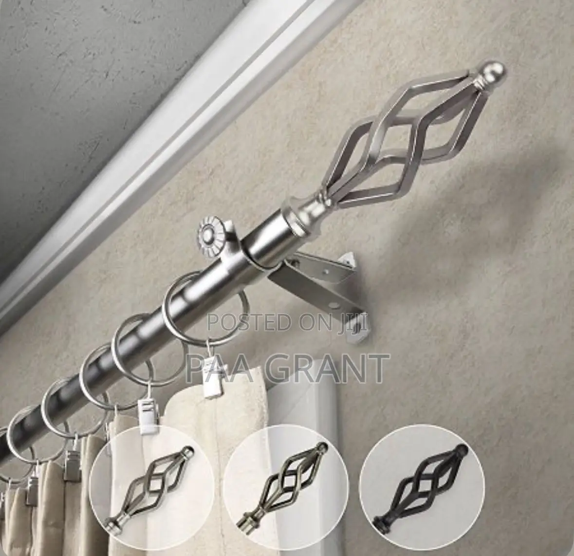 Heavy Duty With Style (Strong Curtains Rods for Both Living Bedrooms