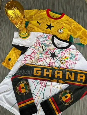 Ghana Black Stars World Cup Jerseys Supporters Kit 