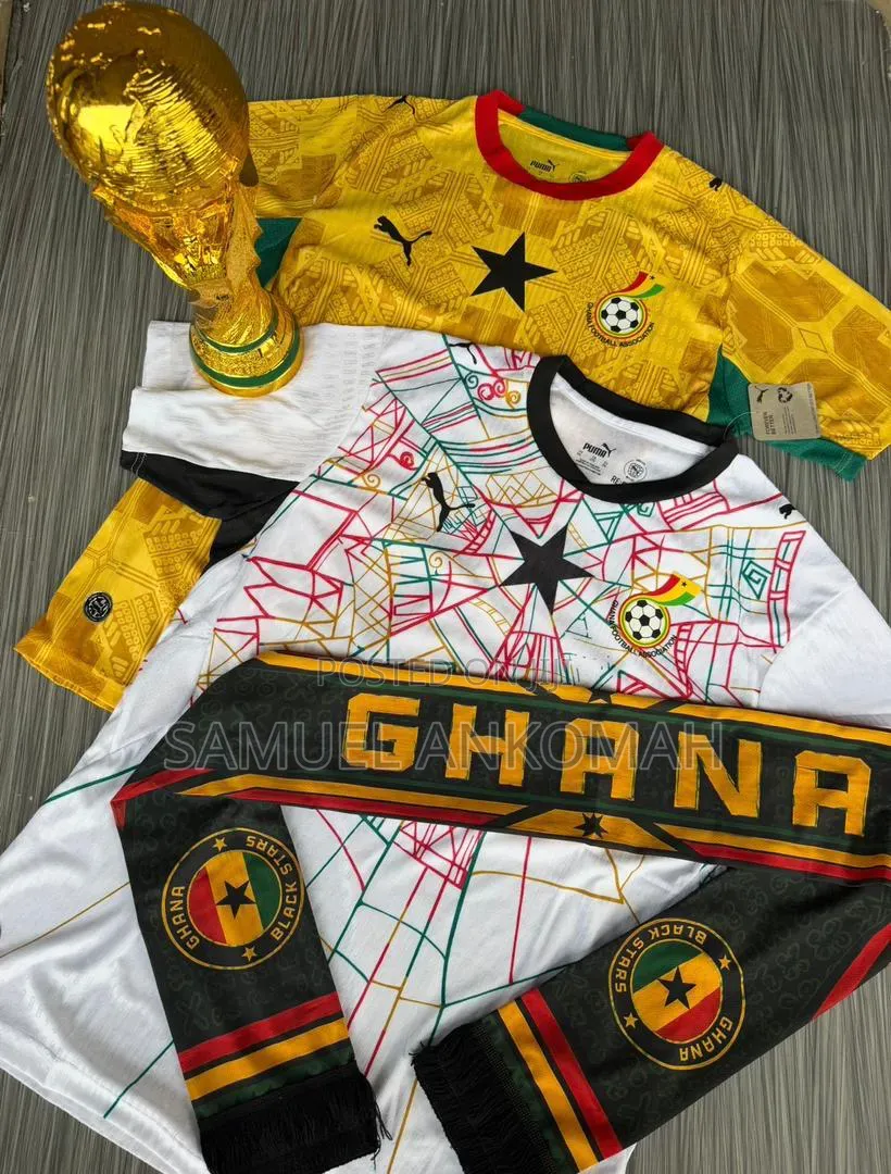 Ghana Black Stars World Cup Jerseys Supporters Kit 
