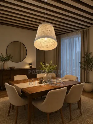 White Basket Single Pendant Light.