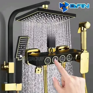 4 in 1 Shower Gold Black