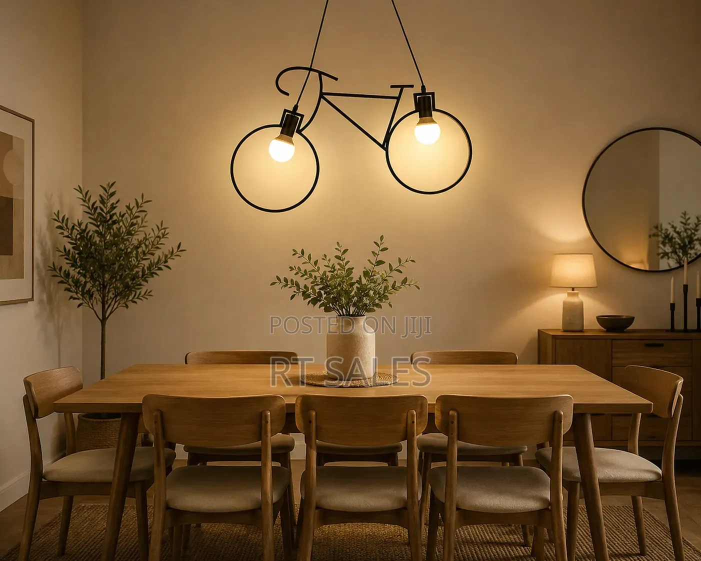 Bicycle Pendant Light