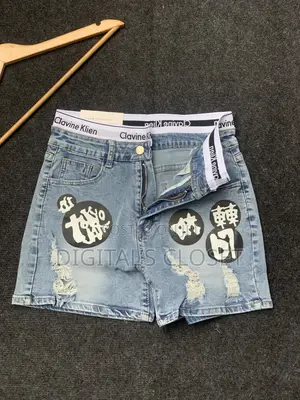 High Quality Stock Ladies Short Jeans