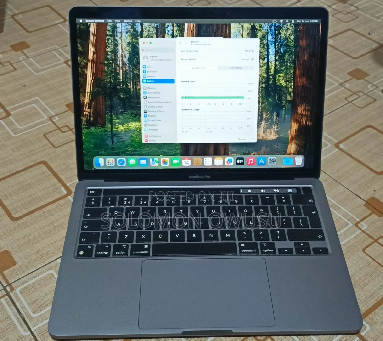 Laptop Apple MacBook Pro 2020 16GB Apple M1 SSD 512GB