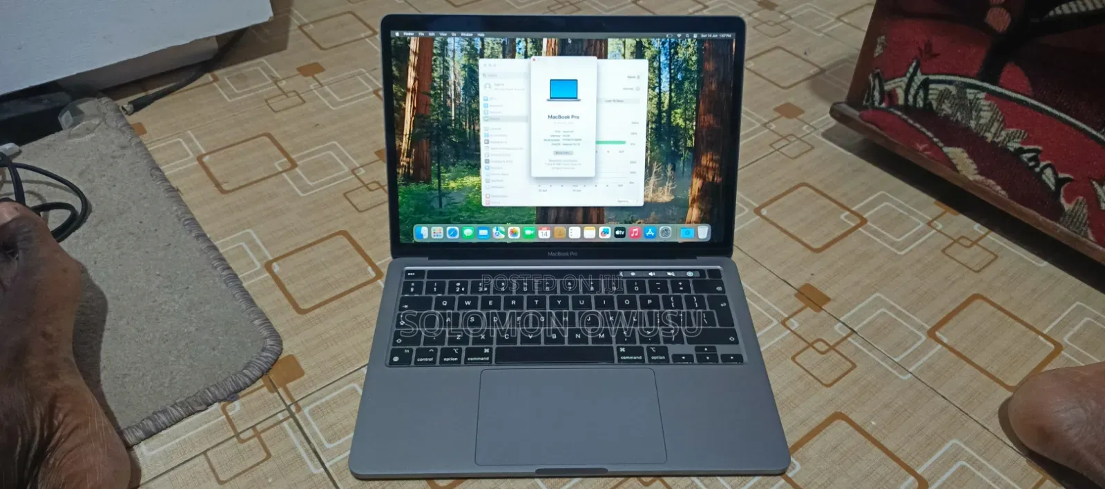 Laptop Apple MacBook Pro 2020 16GB Apple M1 SSD 512GB