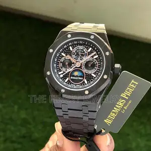 Audemars Piguet Perpetual Calendar Open Worked Automatic Mens Watch