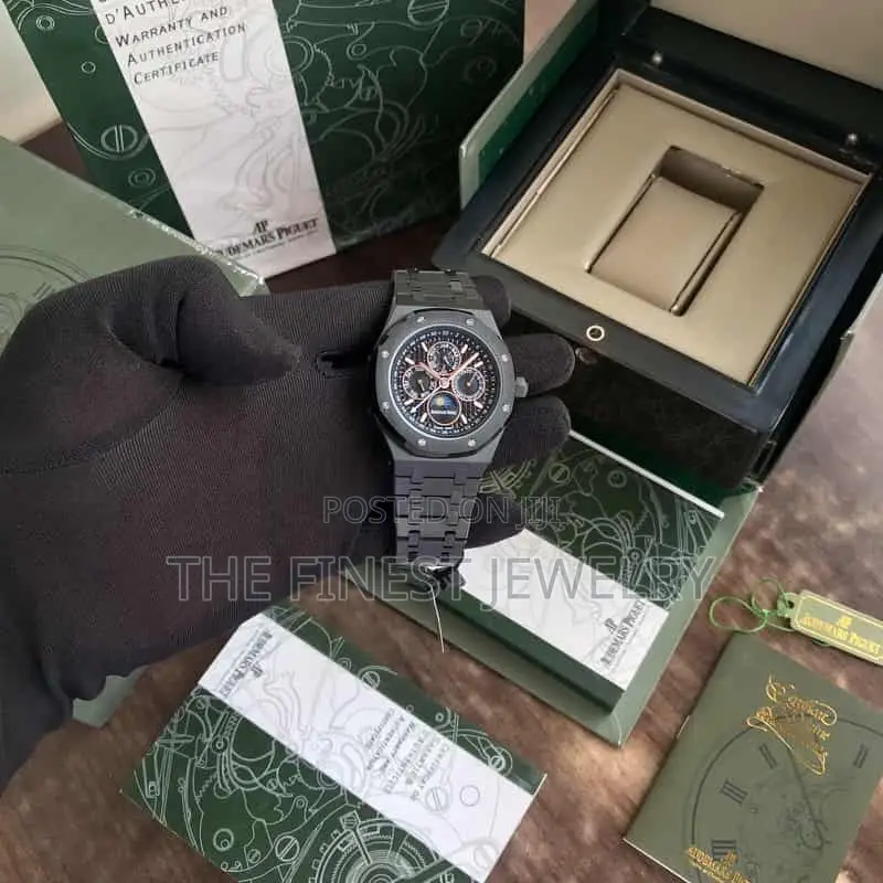 Audemars Piguet Perpetual Calendar Open Worked Automatic Mens Watch