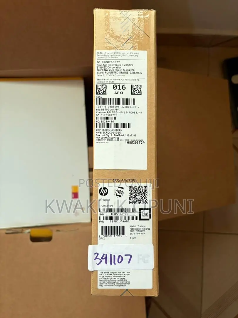 New Laptop HP 15 8GB Intel Core i3 SSD 256GB