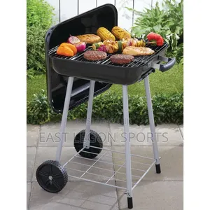 BBQ Grill 45cm Charcoal Portable Cooking Roast