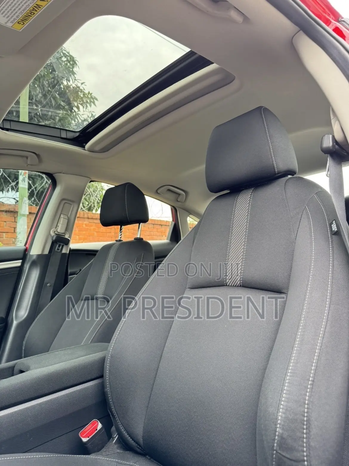 Honda Civic EX Sedan 2018 Red