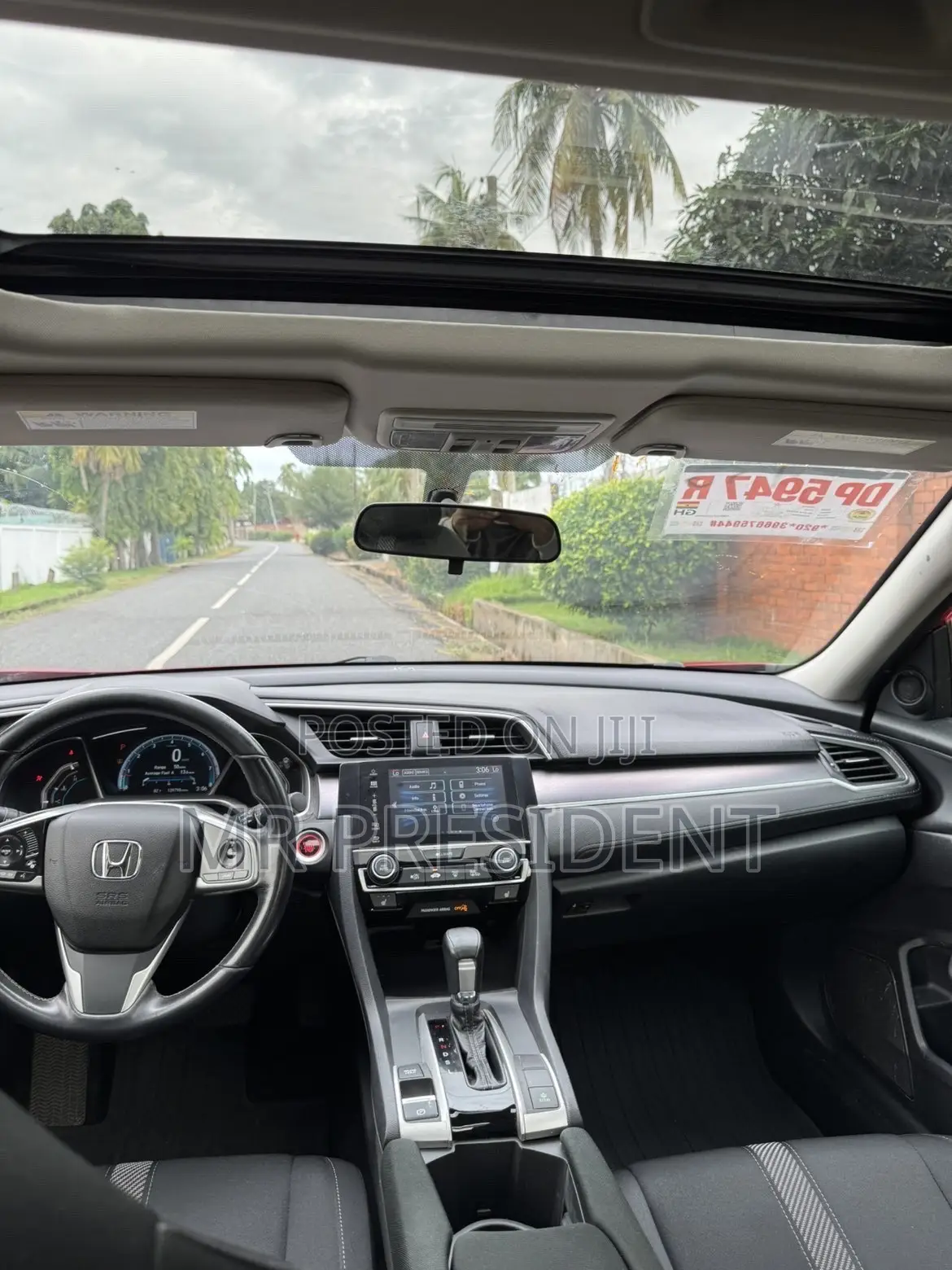 Honda Civic EX Sedan 2018 Red