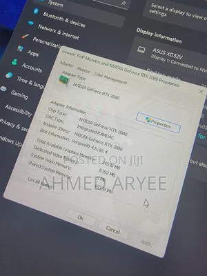 Asus Rog String Nvidia Geforce RTX 2080 8gb Gddr6 Directx 12.2