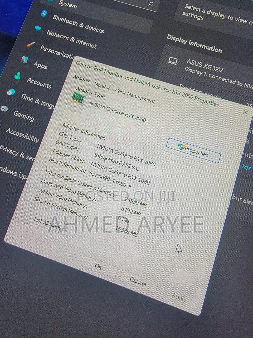 Asus Rog String Nvidia Geforce RTX 2080 8gb Gddr6 Directx 12.2
