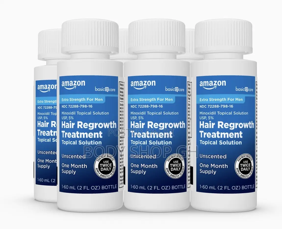 Amazon Minoxidil 5% Solution for Hair, Beard and Hairline - Kirkland