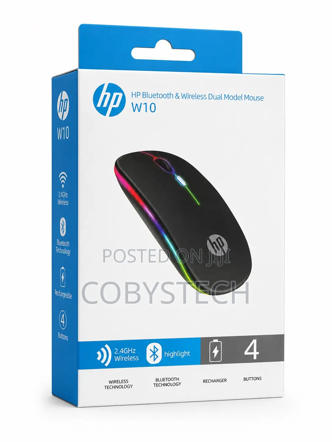Hp W10 Bluetooth Wireless Dual Mode Mouse