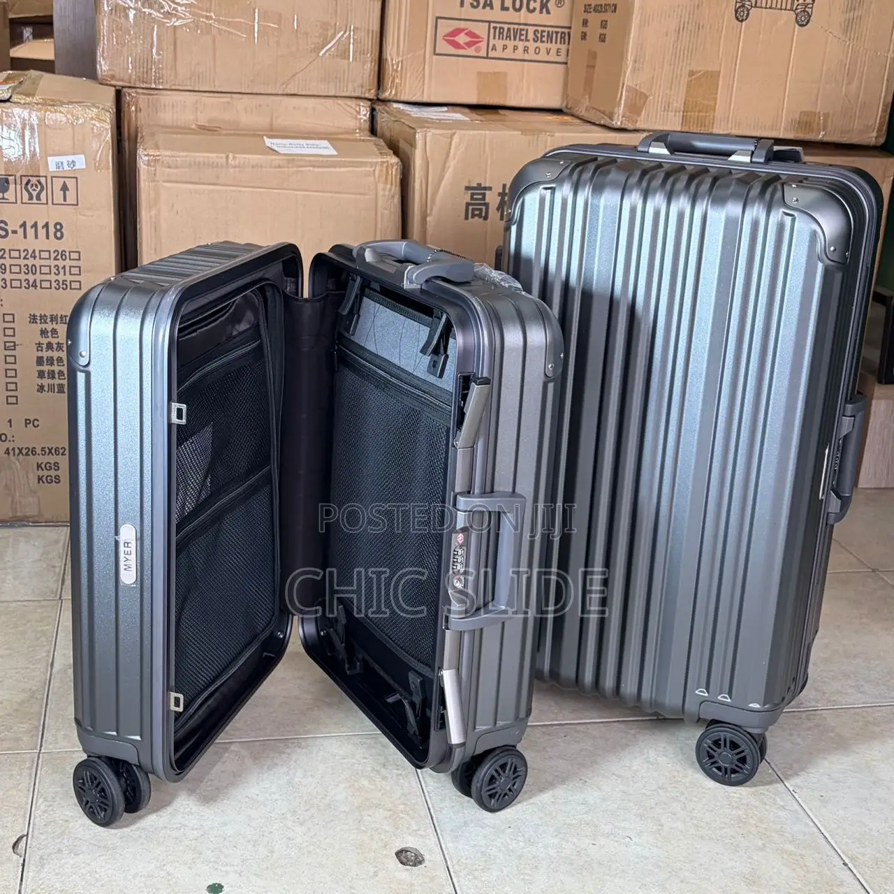 High Quality Aluminum Travel Set