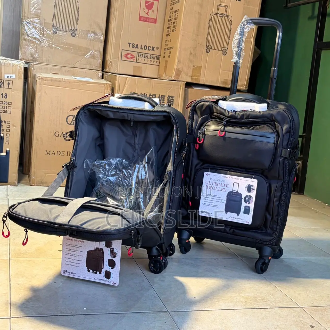 Backpack Trolley Suitcase