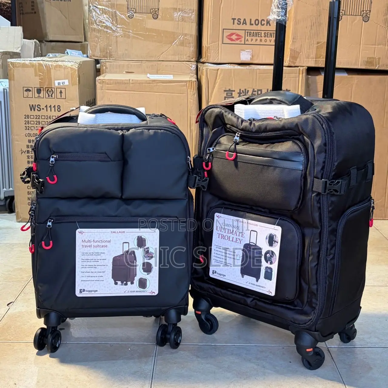 Backpack Trolley Suitcase