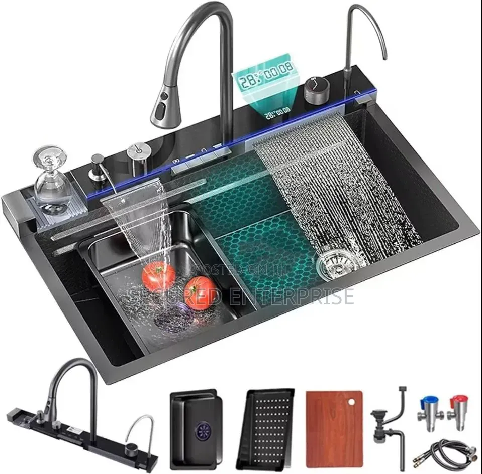 Smart Digital Kitchen Sink
