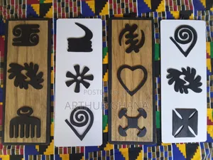 Adinkra Symbol Wall Art Decor|African Wall Art For Living Room