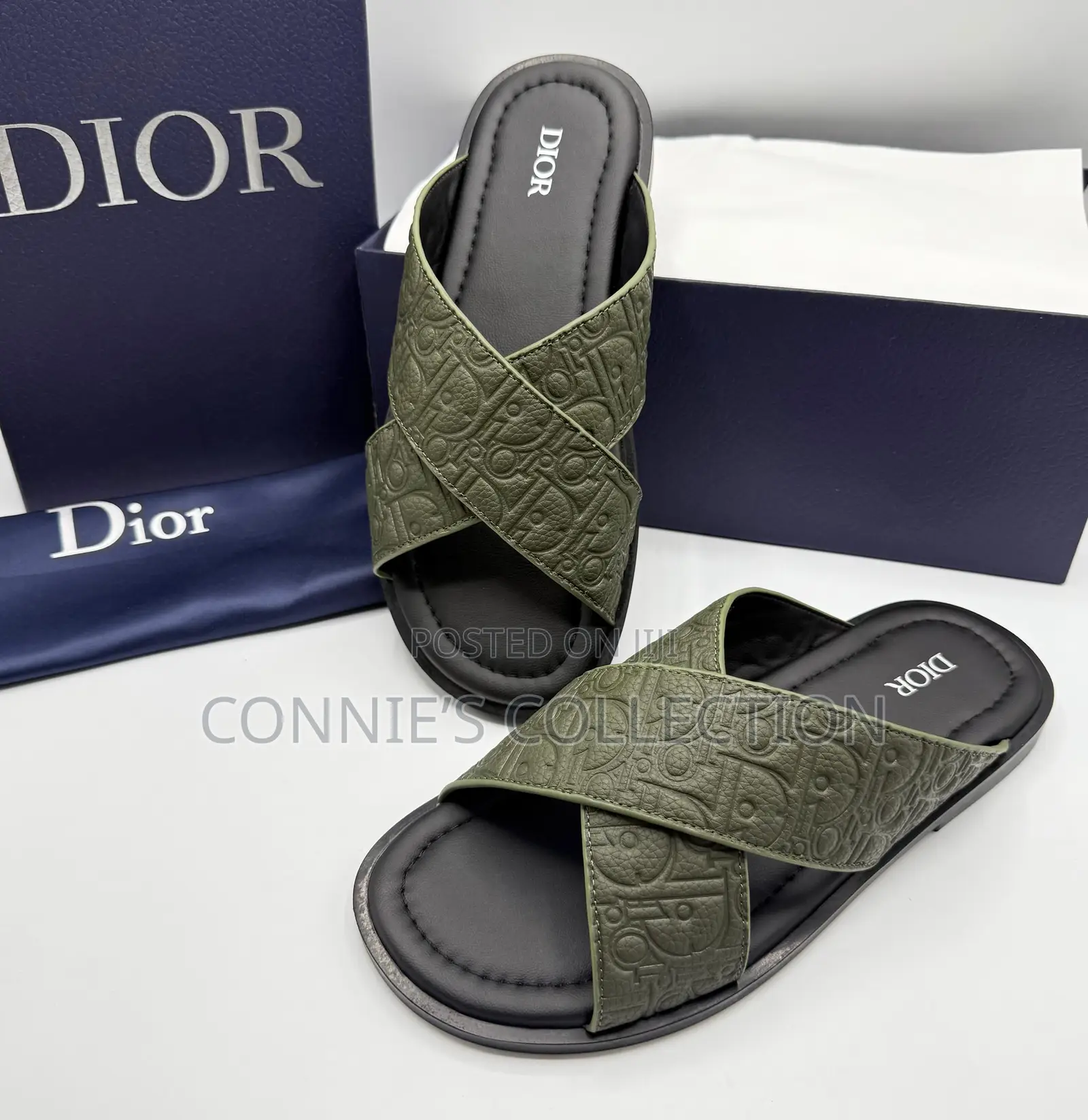 Executive Leather Slippers