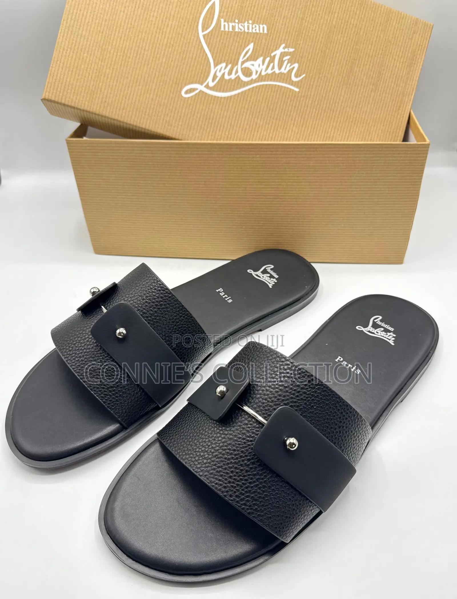 Executive Leather Slippers