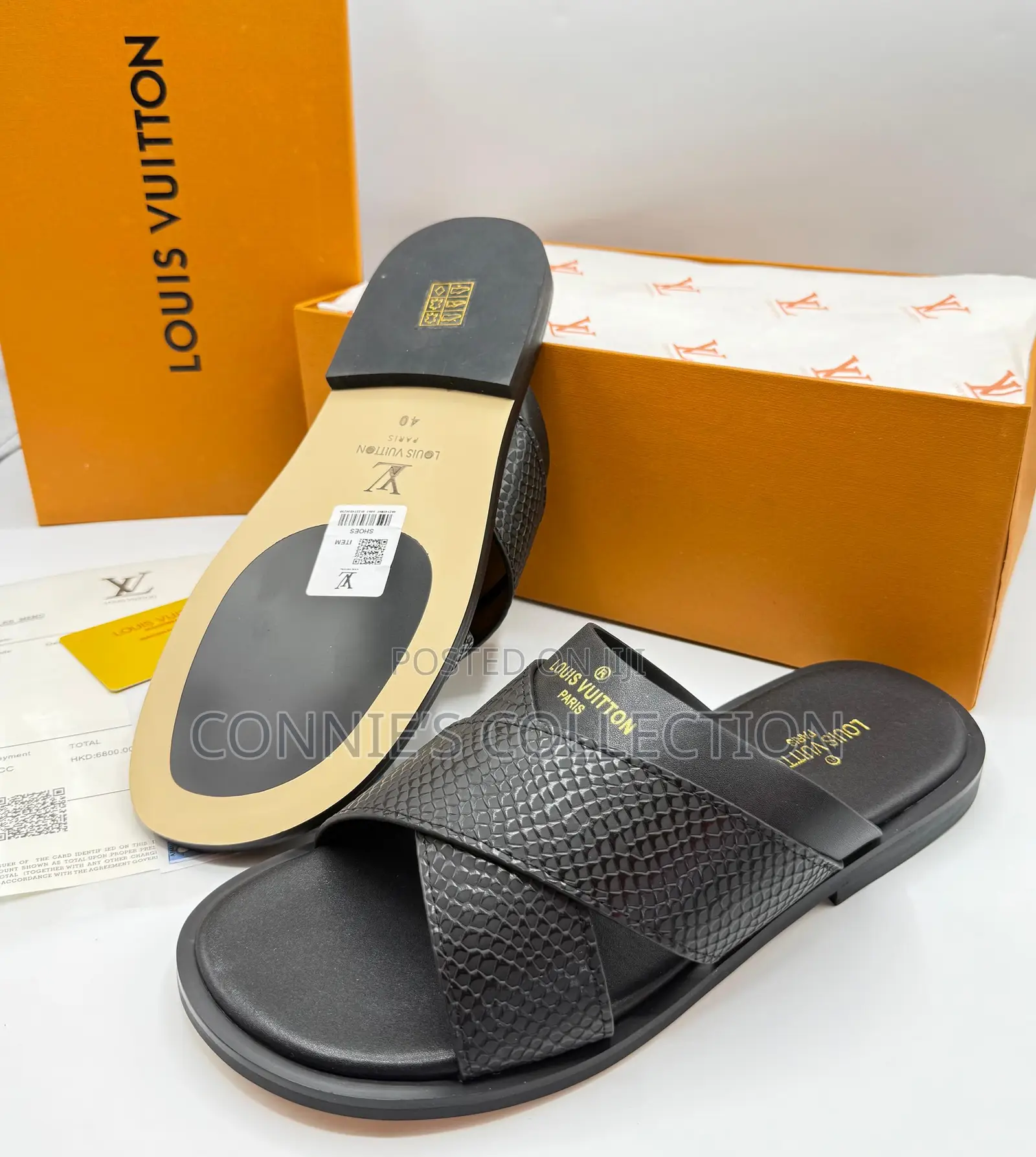 Executive Leather Slippers
