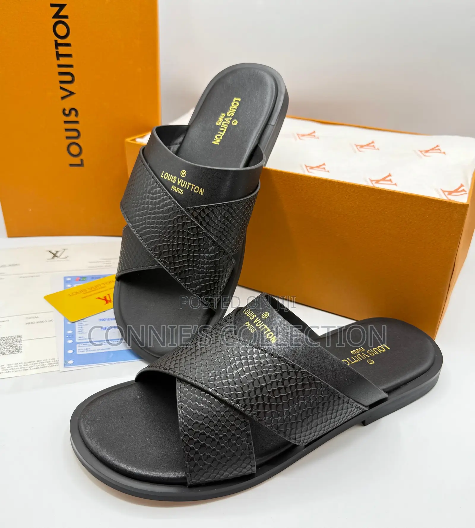 Executive Leather Slippers