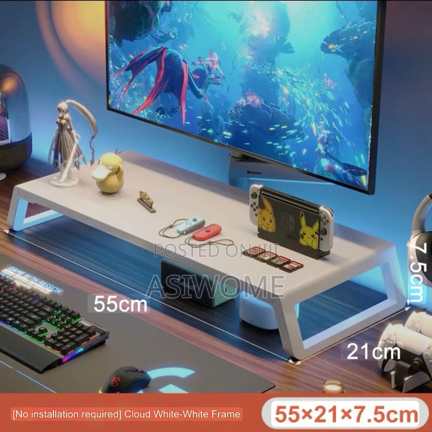 Carbon Fire Monitor Stand