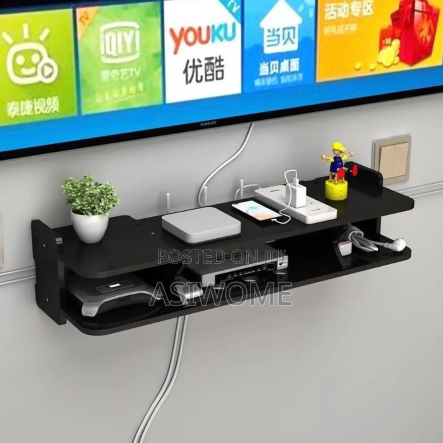 Black Tv Rack