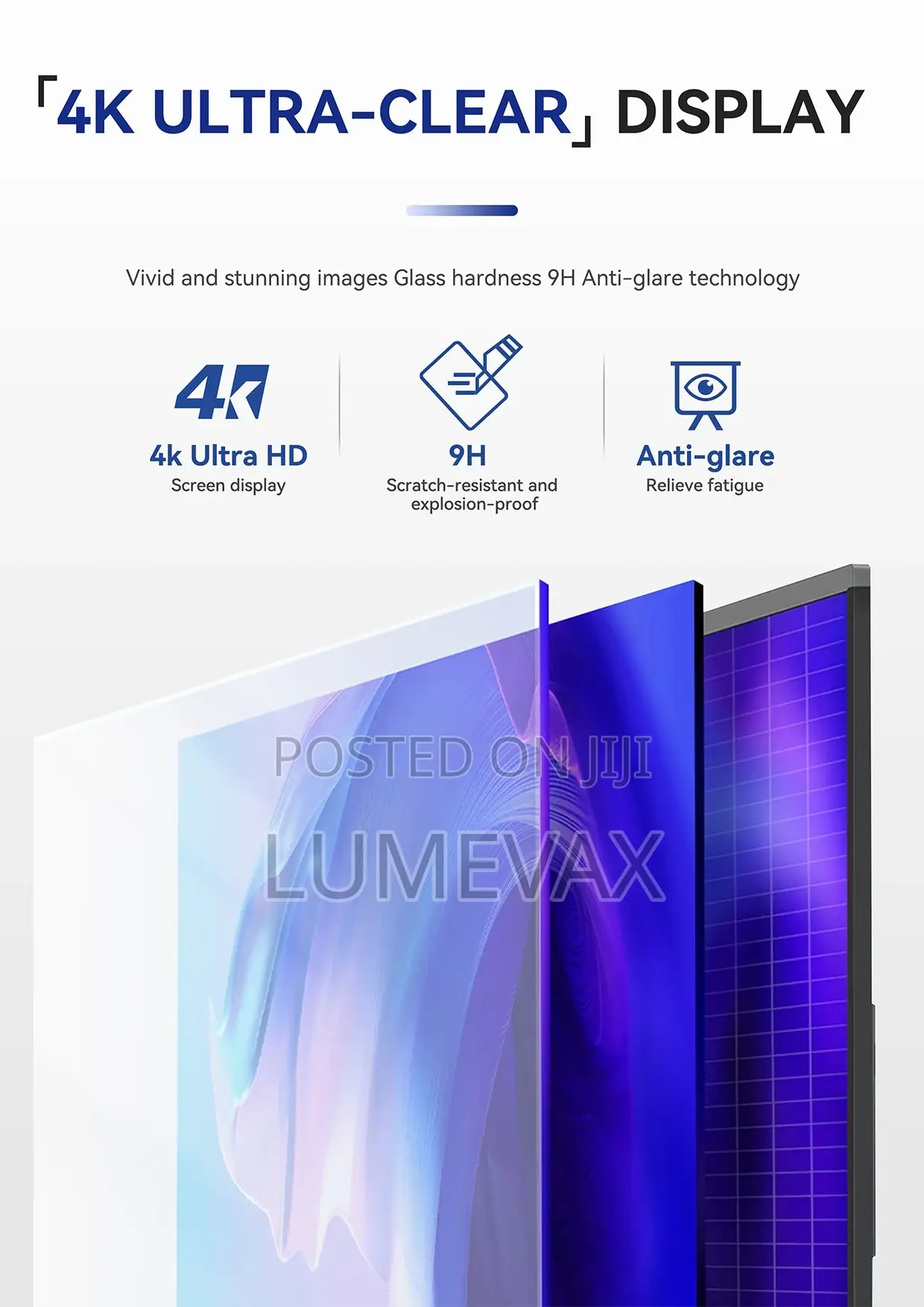 Lumevax Interactive Flat Panel Smartboard/4 Core/Andriod 14/65"