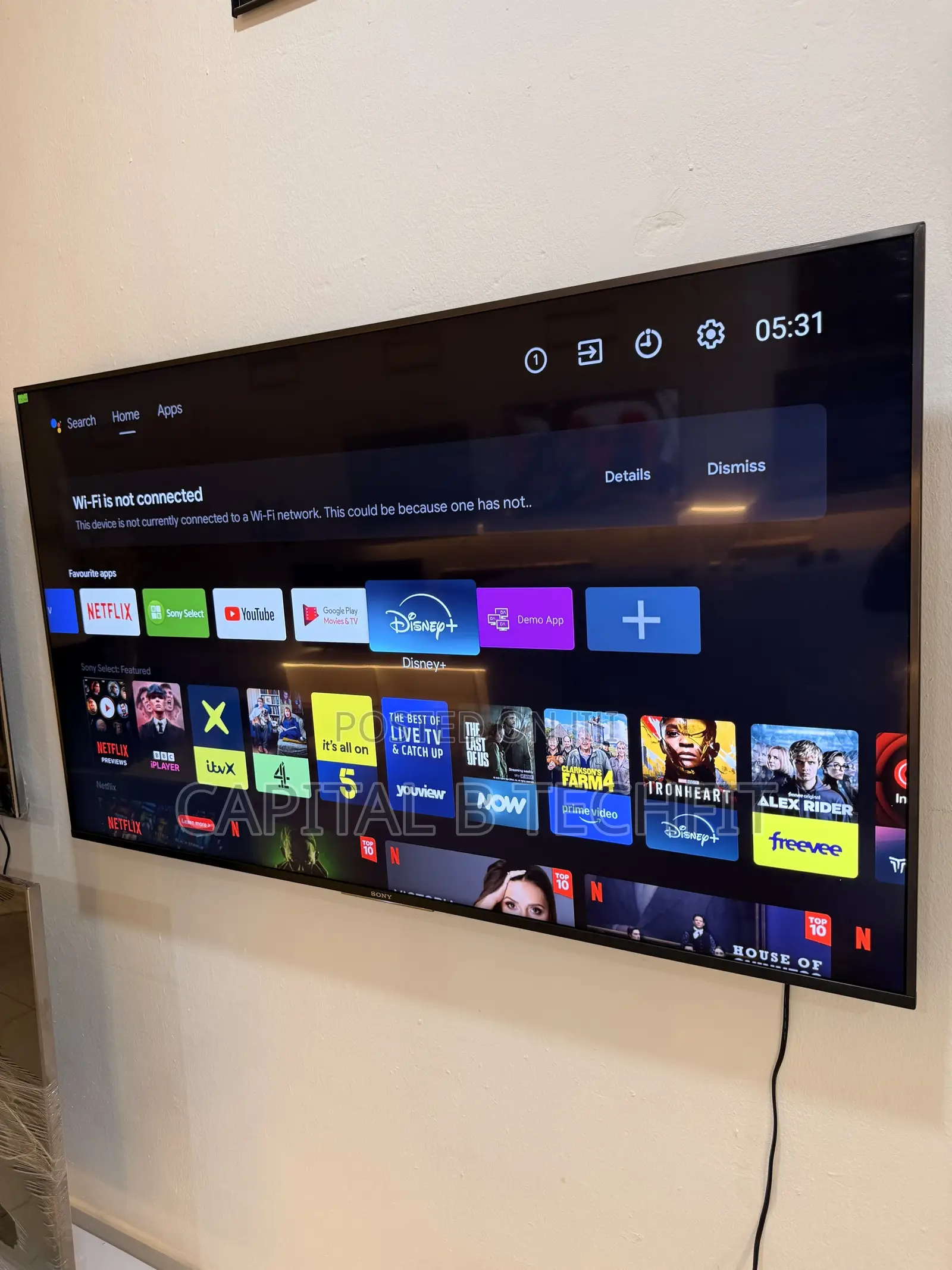 55inches Sony Android. Digital Satellite Ultra Hd Led Smart Machine