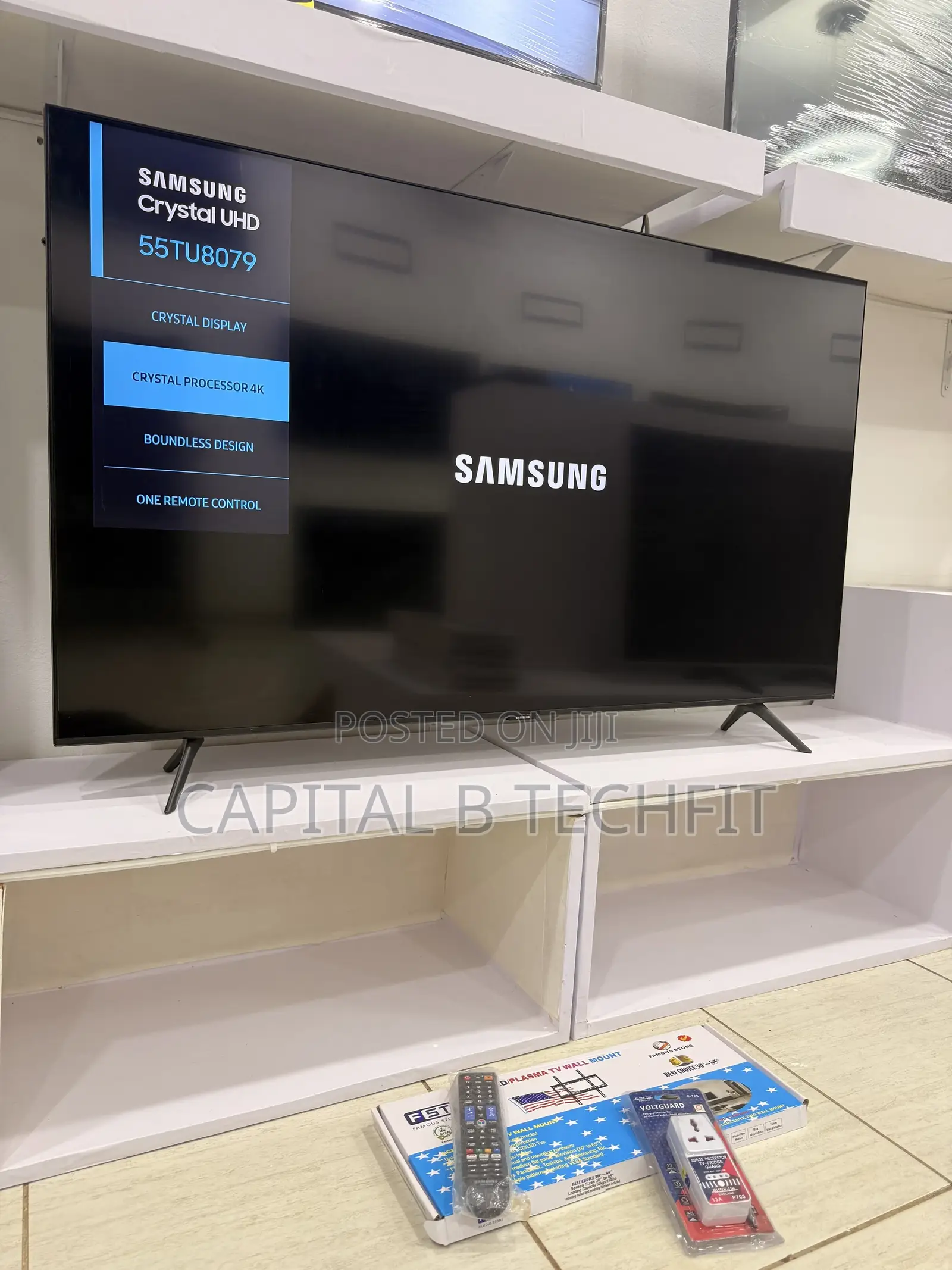 55inches Samsung Crystal Uhd HDR Smart Machine