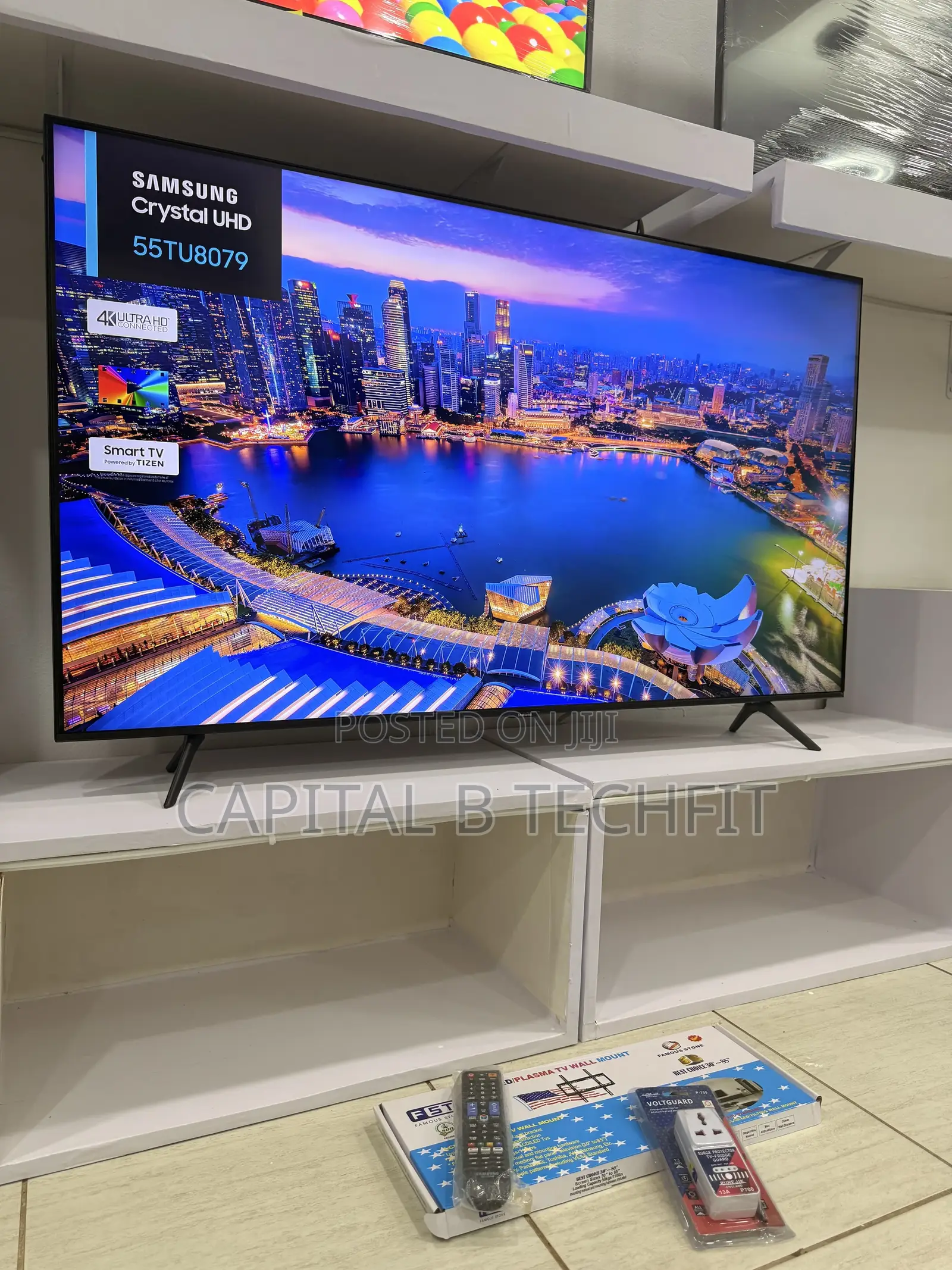 55inches Samsung Crystal Uhd HDR Smart Machine
