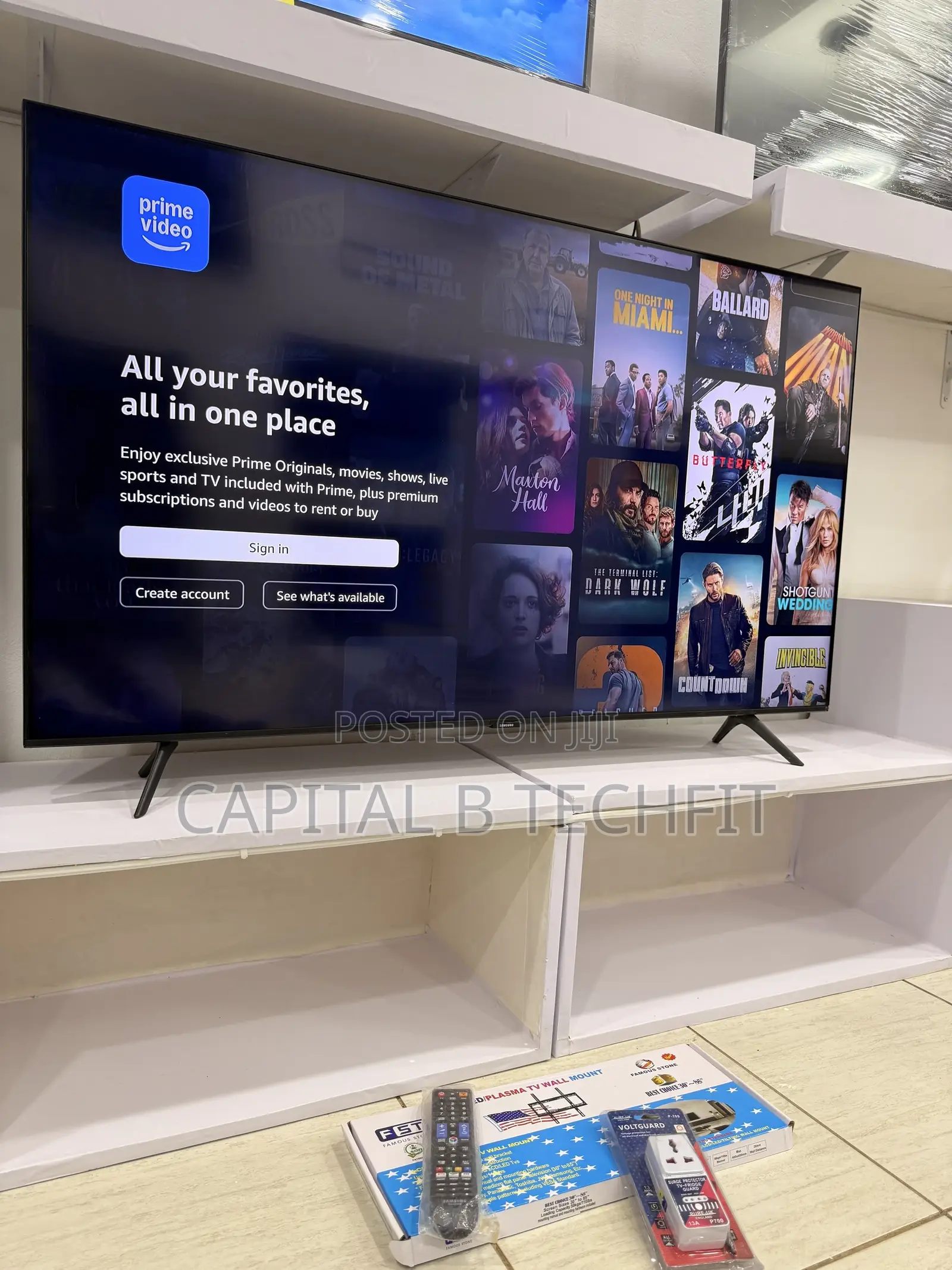 55inches Samsung Crystal Uhd HDR Smart Machine
