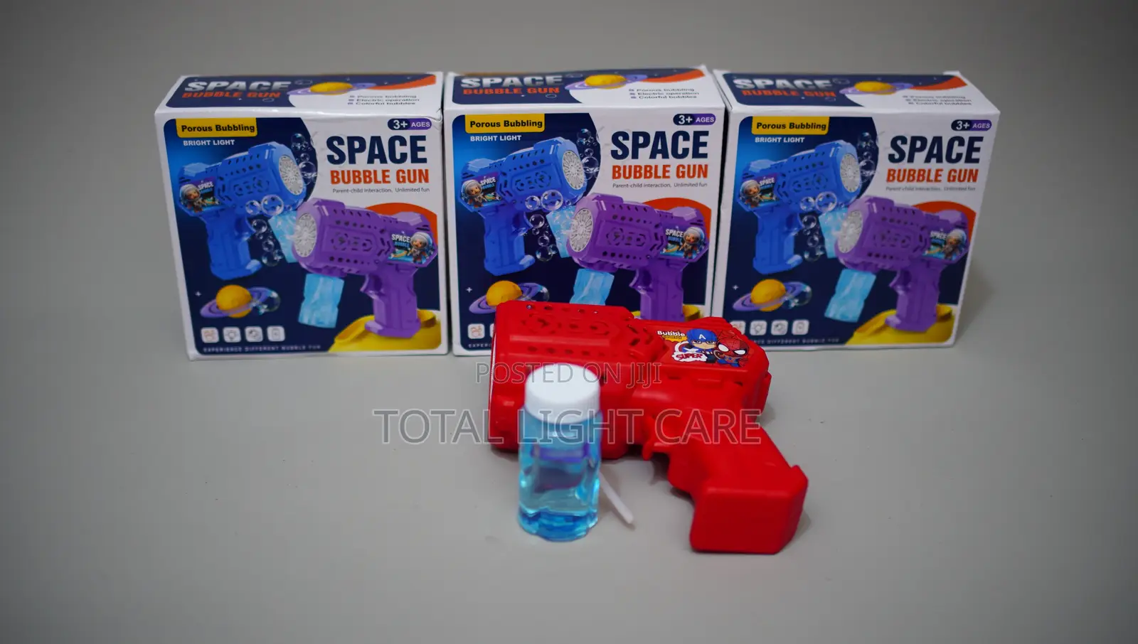 Automatic Bubble Gun (With Colourful Lights)