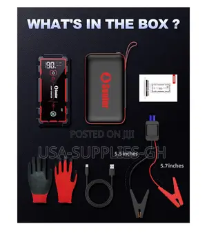 Soulor Car Jump Starter 5000a With Powerbank From Usa.