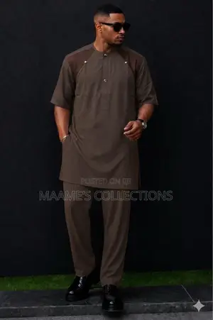 Handmade African Dashiki Kaftan Top and Down Set